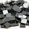 GGG 1/2" x 1/2" Olive Green Translucent Stained Glass Mosaic Tiles COE 96 (100 tiles)