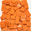 Persimmon Orange Opal Stained Glass Mosaic Tiles COE 96