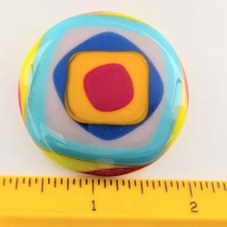 Fused Glass Mosaic Centerpiece Cabochons