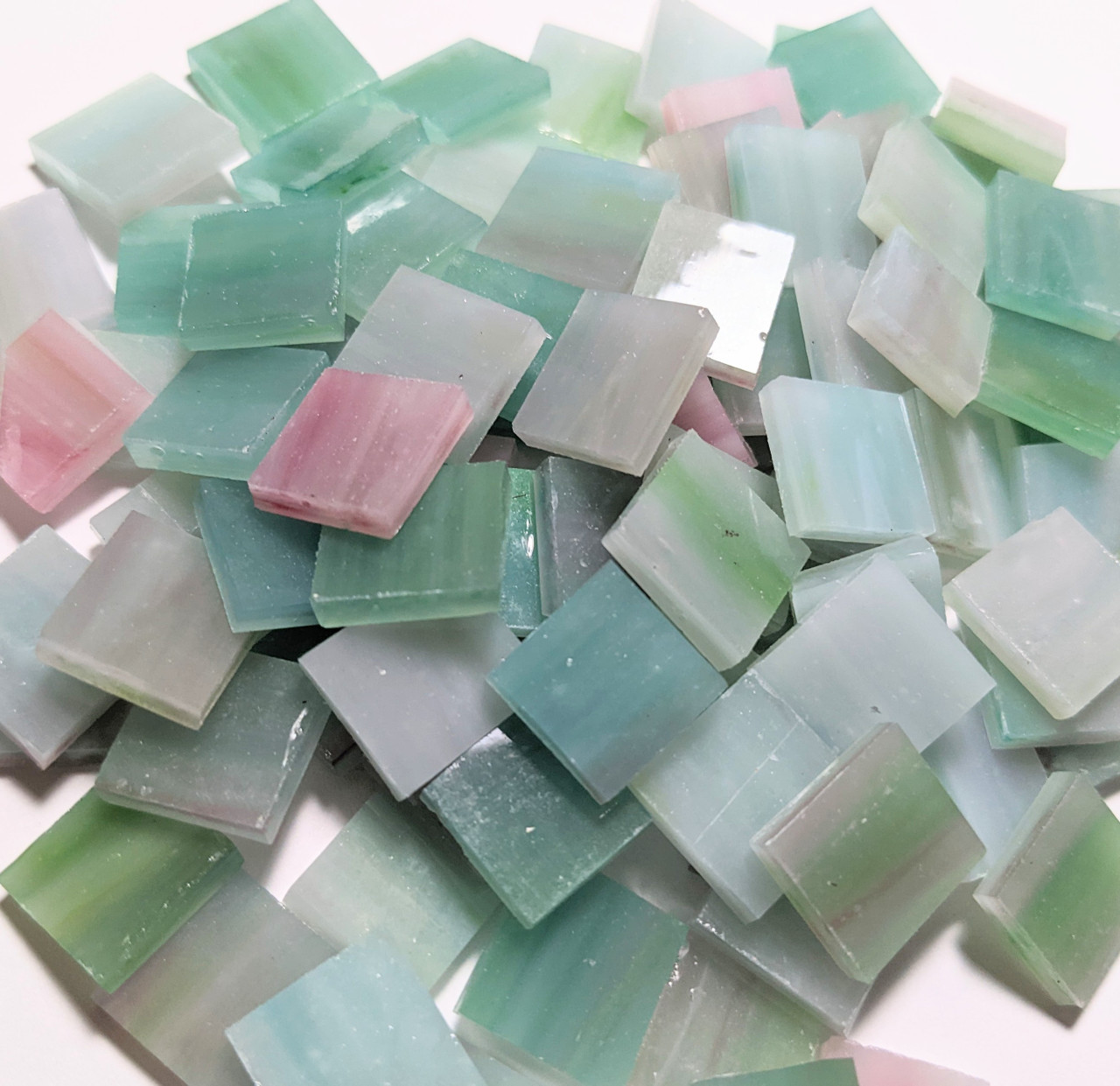 Cotton Candy Stained Glass Mosaic Tiles Mosaic Tile Mania