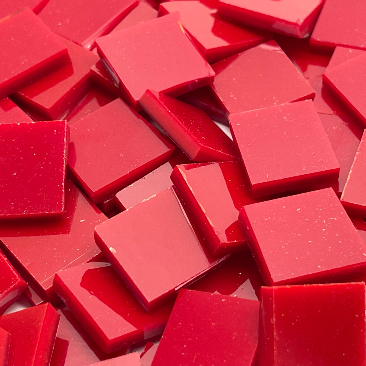 Red Opal Stained Glass Mosaic Tiles COE 96