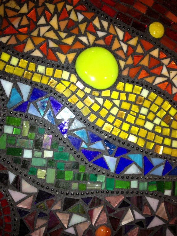 Green Mix Stained Glass Mosaic Tiles Mosaic Tile Mania