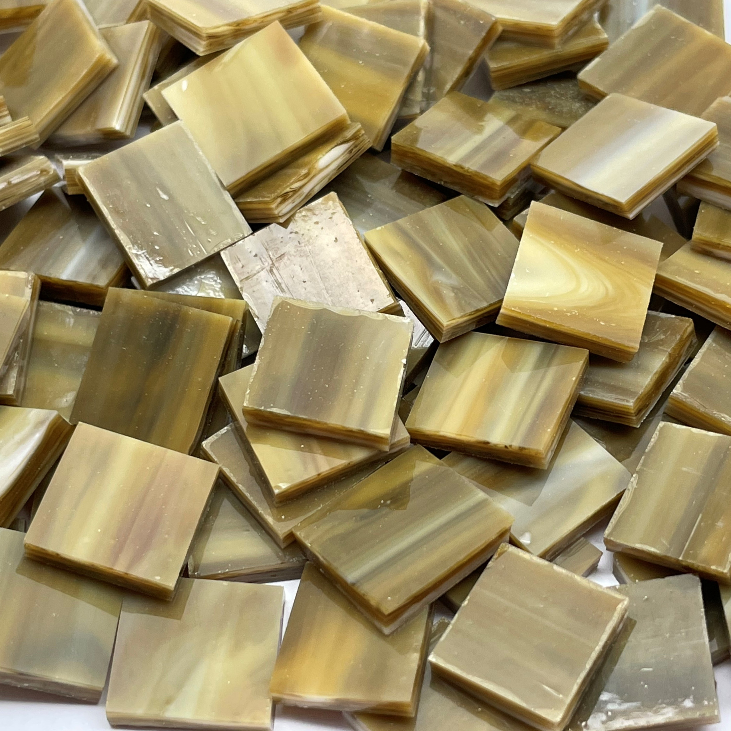 Sequoia Brown Streaky Stained Glass Mosaic Tiles Mosaic Tile Mania