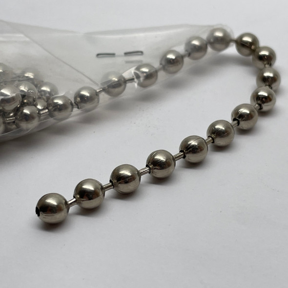 #13 Silver Ball Chain, 10 feet