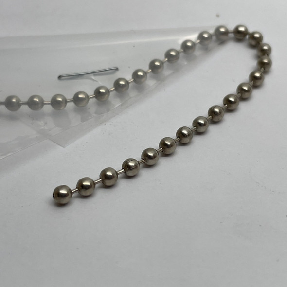 #6 Silver Ball Chain, 10 feet