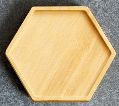 Mosaic Coaster Substrate ~ Small Hexagon, 4"