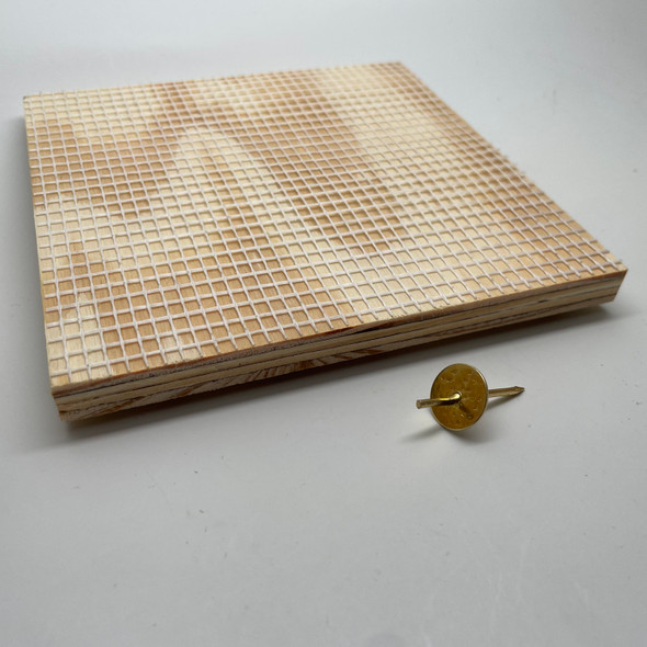 Mosaic Board Kit: 6" x 6" Board, Mesh, Felt, Hanger