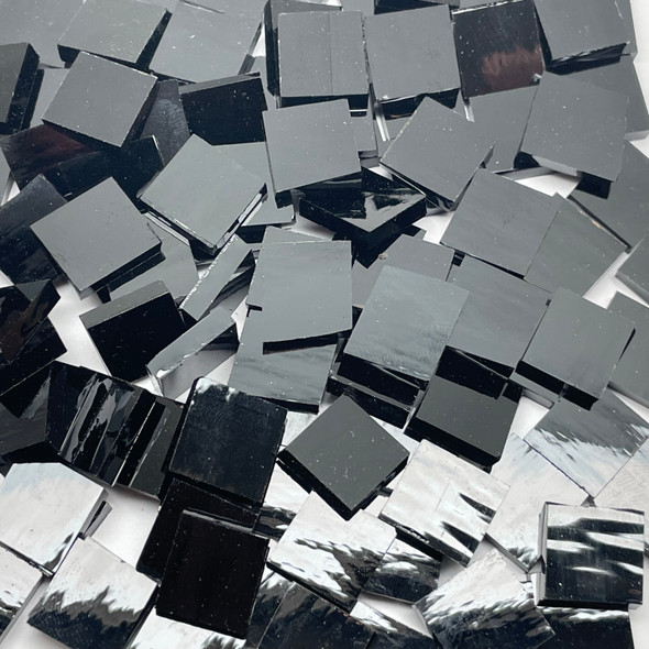 NEW Black Opal Waterglass Stained Glass Mosaic Tiles COE 96