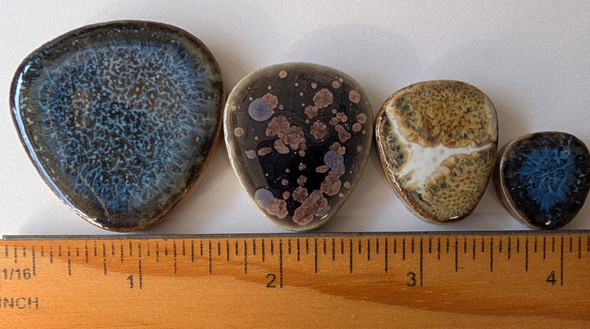 Midnight Bloom - Glazed Ceramic Pieces