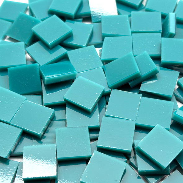 NEW Pacific Teal Opal Stained Glass Mosaic Tiles COE 96
