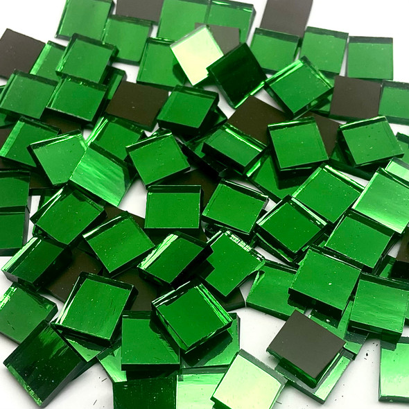 GGG Emerald Ice Green Waterglass Mirror Stained Glass Mosaic Tiles