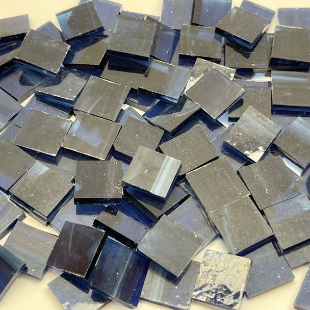 50% OFF GGG Navy Blue Wispy Stained Glass Mosaic Tiles