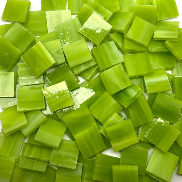NEW Lime Green Opal Stained Glass Mosaic Tiles Mosaic Tile Mania