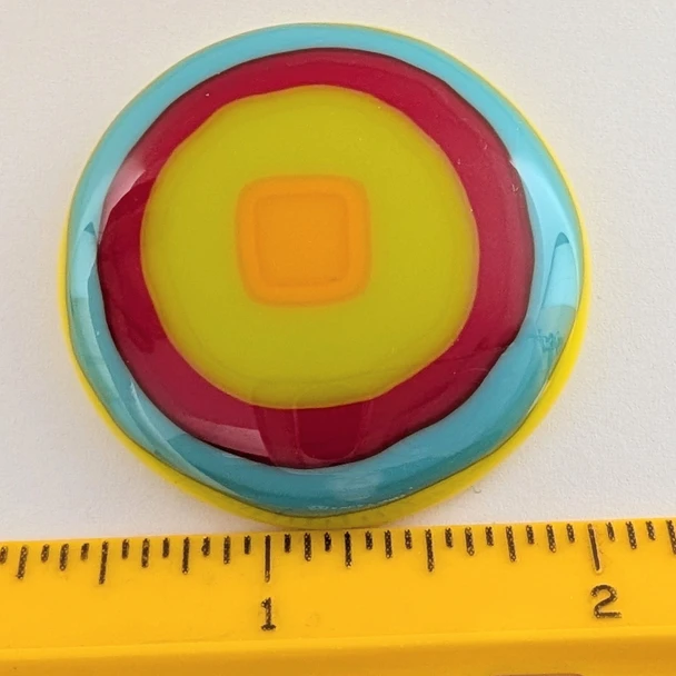 Fused Stained Glass CENTERPIECE, 569-D