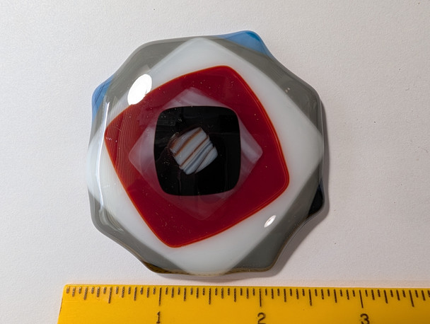 Fused Stained Glass CENTERPIECE, 569-M