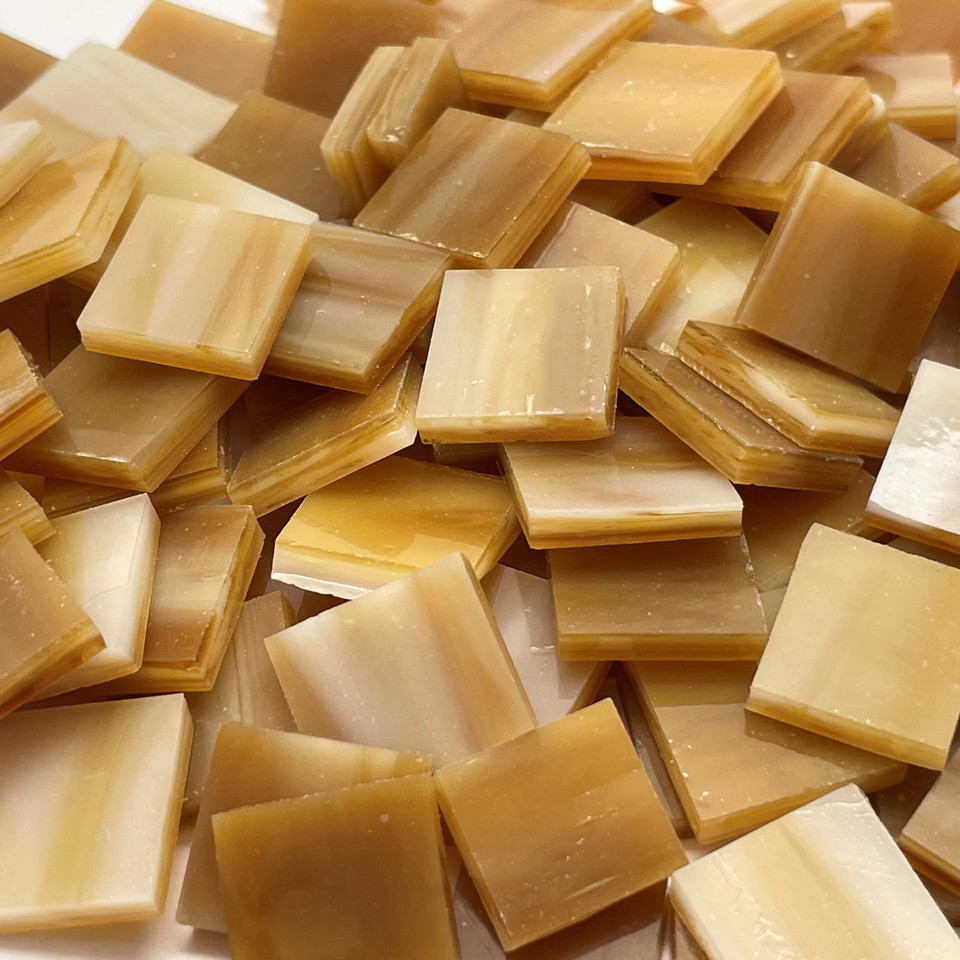 Caramel Stained Glass Mosaic Tiles Mosaic Tile Mania