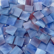 30% OFF NEW Wild Blue Yonder Blend Opal Stained Glass Mosaic Tiles