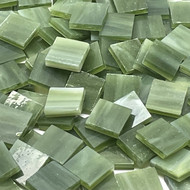 30% OFF NEW Palm Green Opal Stained Glass Mosaic Tiles