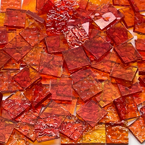 Rusty Red-Yellow Granite Stained Glass Mosaic Tiles - Mosaic Tile Mania