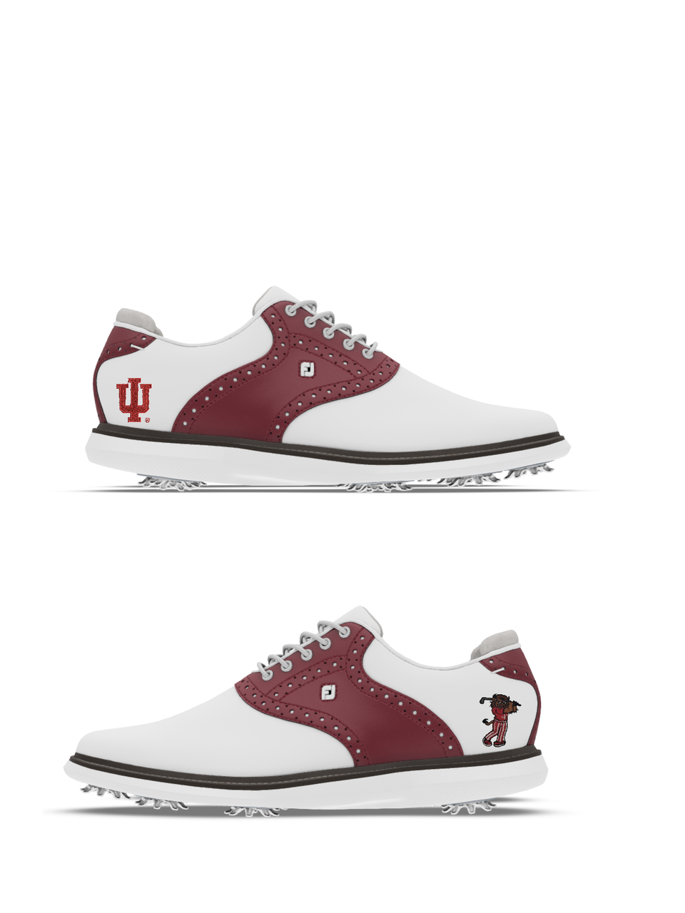 FootJoy MyJoys ホワイト/レッド ゴルフシューズ FOOTJOY MYJOY TRADITION MENS