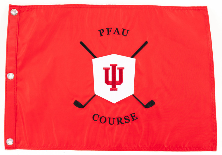 PFAU COURSE EMBROIDERED PIN FLAG