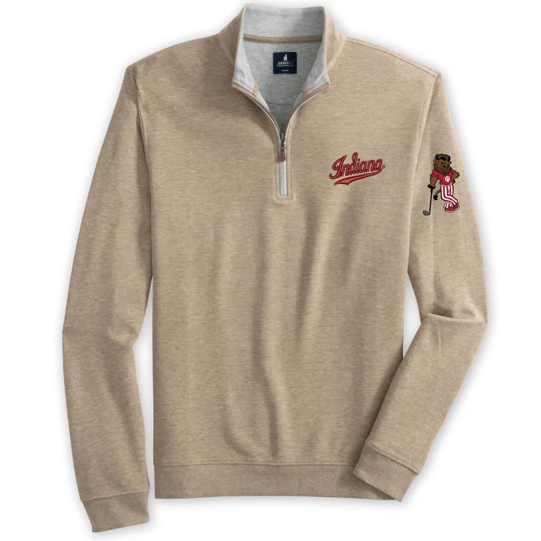 JOHNNIE O SULLY QUARTER ZIP - CEDAR