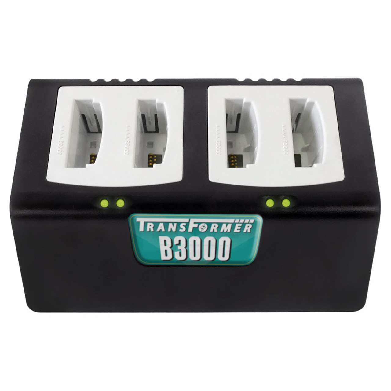 Transformer 4-Bay Battery Charger for Vocera B3000 batteries