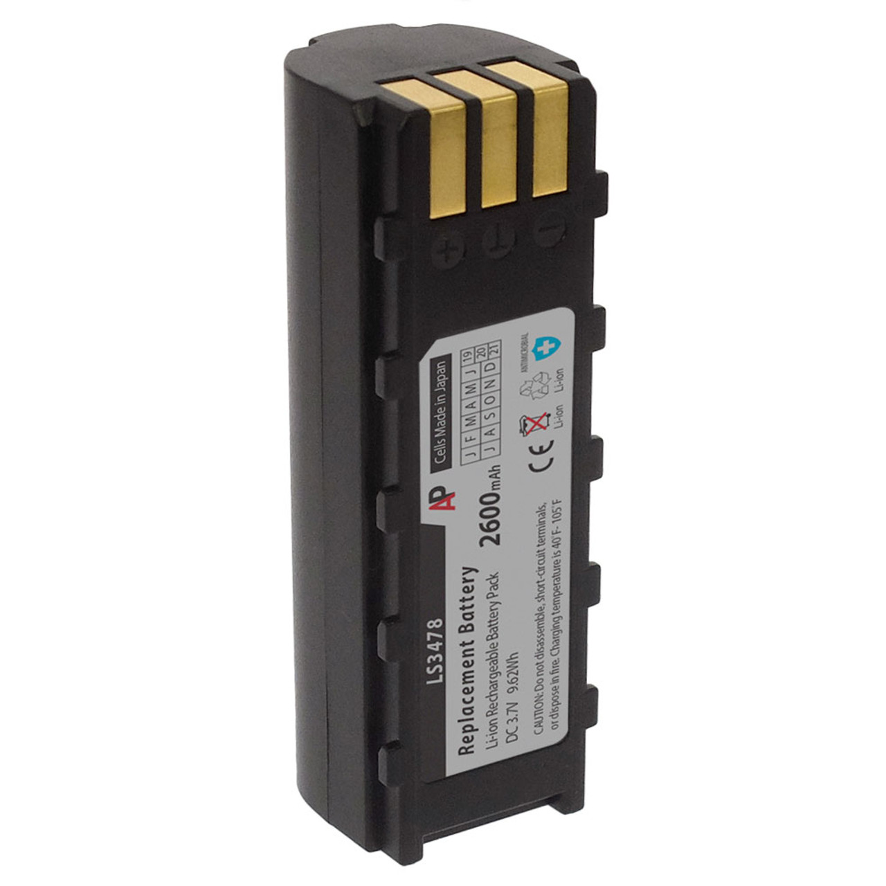 2600 mAh Artisan Power Honeywell//LXE MX3 Scanner Replacement Battery