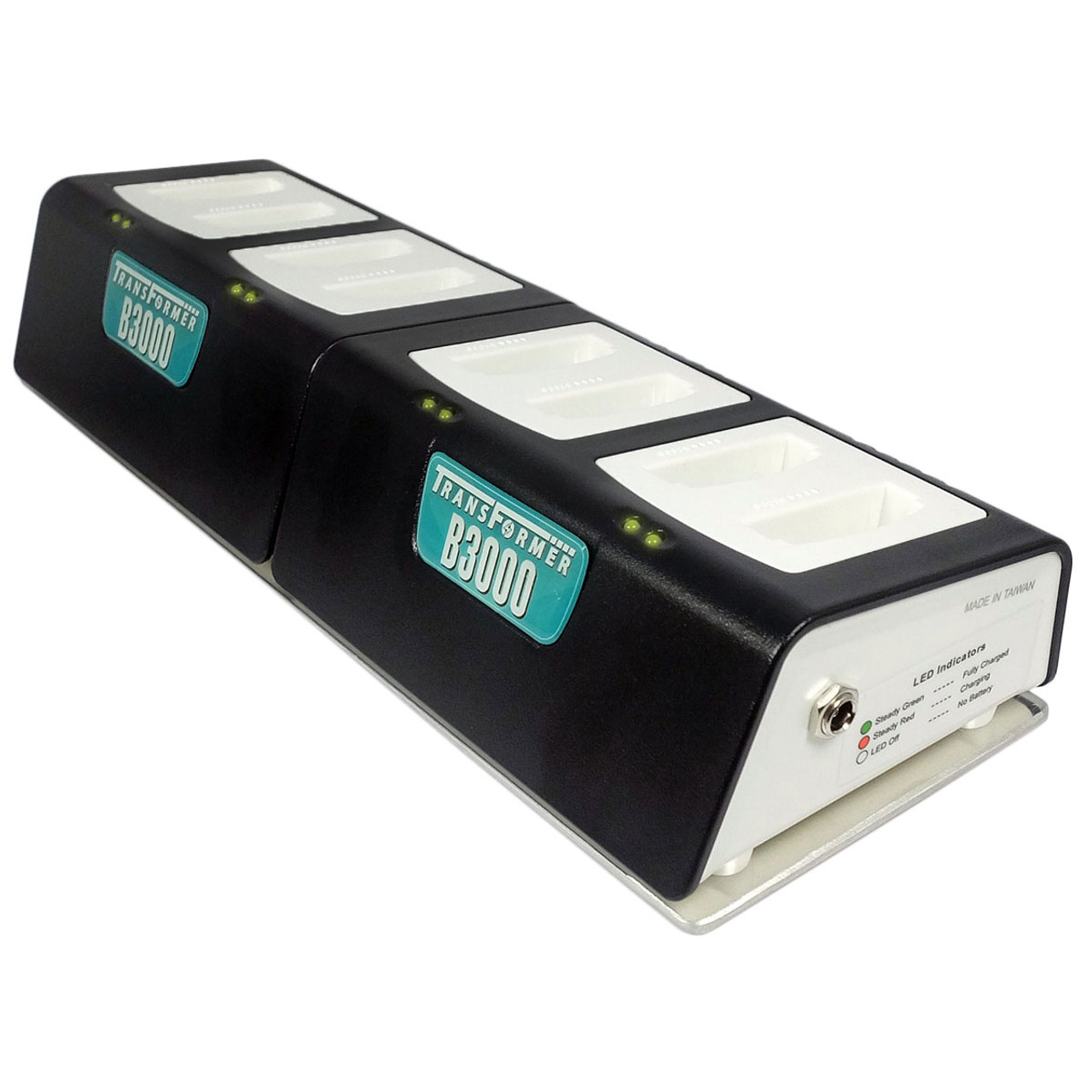 Transformer 8Bay Battery Charger for Vocera B3000 batteries. Power