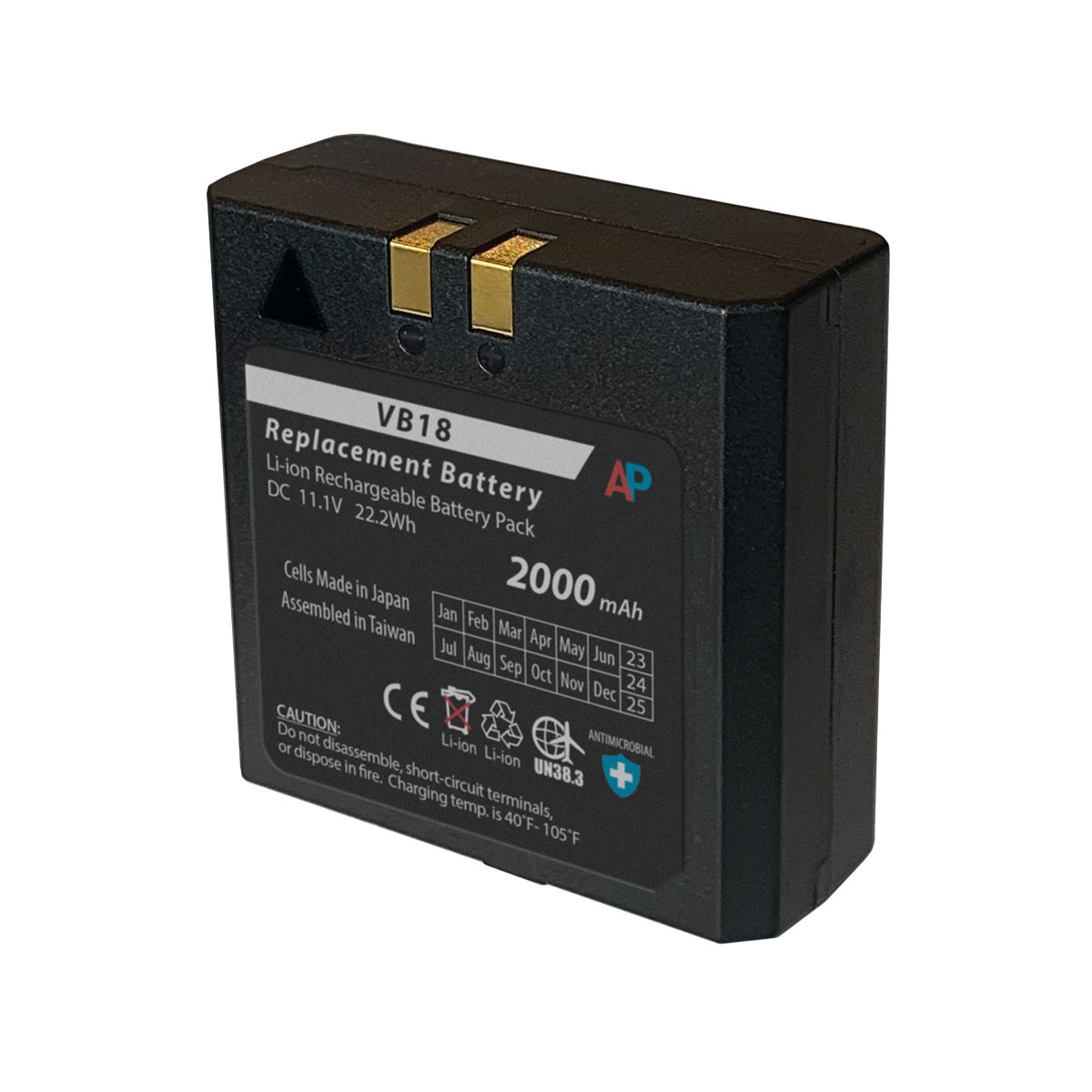 VB18 Replacement Battery for Godox V850, V850II, V860, and V860II