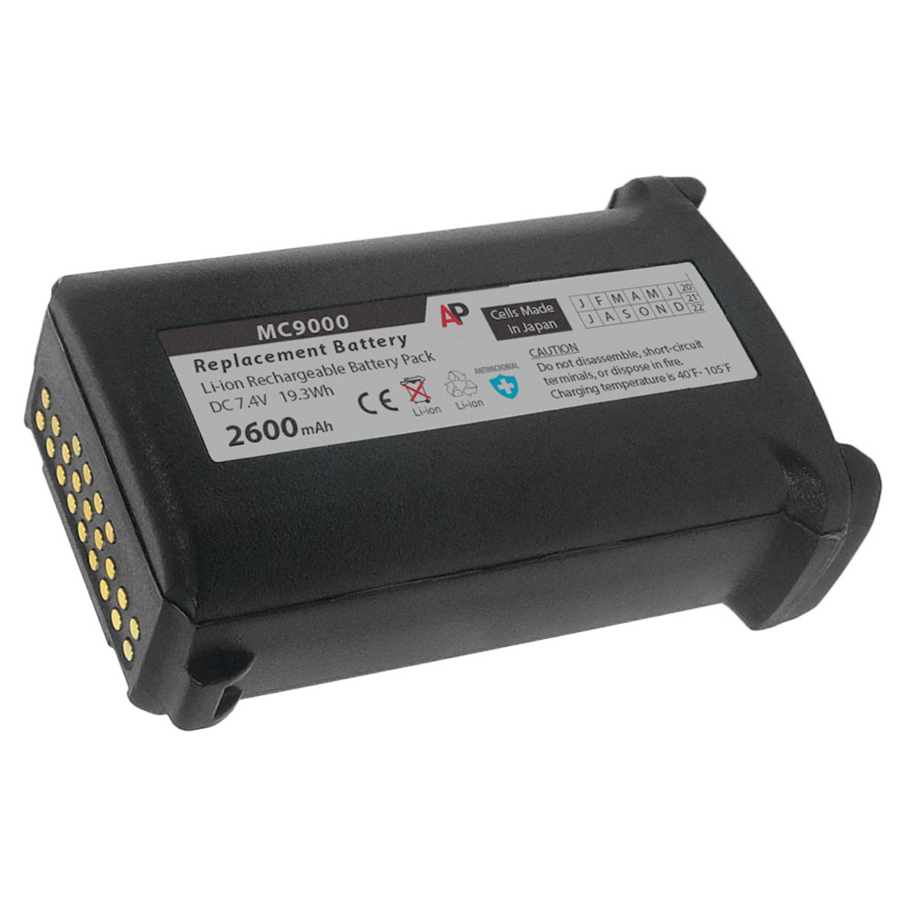 Artisan dalimentation Batterie de Remplacement pour Motorola//Symbol Mc9000-g//K La S/érie de Scanners 2600/ mAh