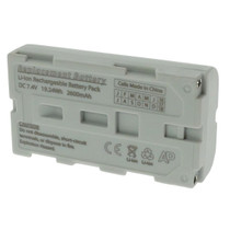 Replacement Battery for the Epson Mobilink Printer (LIP-2500, TM-P60, P60) Printers: 2600 mAh