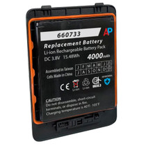 Replacement Battery for Ascom Myco 4 and Myco 4 Slim Phones. Replaces  660578 and 655357. 4000 mAh