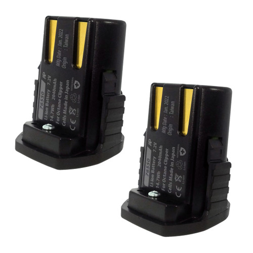 Battery Upgrade for Oster Octane Heavy Duty Cordless Hair Clippers (2 Pack)
