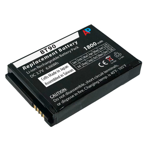 Replacement BT90 Battery for Motorola CLP1060, CLP1040, CLP1010 Two Way Radios. 1800 mAh
