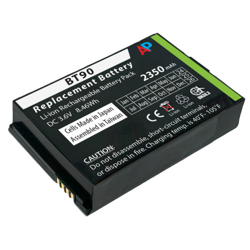 Replacement Battery for Motorola DLR and DLR1020 Two Way Radios - BT90 2350 mAh