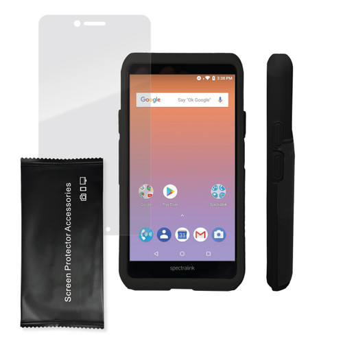 Black Case Kit for Versity 9540, 9640 & WebEx 860 - Silicone Case, Screen Protector, & Battery Door