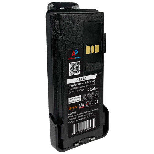 Replacement Std IMPRES Battery for Motorola APX4000, APX3000, APX2000, & APX1000. 2250 mAh