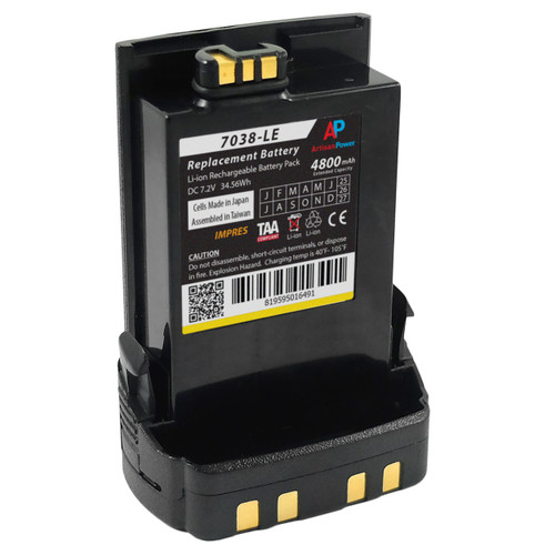 EXTENDED Replacement IMPRES Battery for Motorola APX7000, APX6000 & SRX2200. 4800 mAh EXTENDED Replacement IMPRES Battery for Motorola APX7000, APX6000 & SRX2200. 4800 mAh