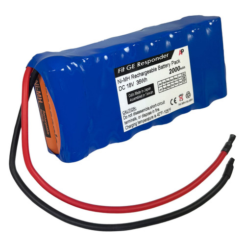 Replacement Battery for GE Responder 1100, 1000, and SCP 894