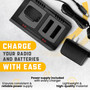 Transformer Charging Station for Motorola CLS Series: 1 Radio & 2 Batteries. Power Supply Included