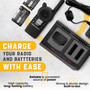 Transformer Charging Station for Motorola CLS Series with 2 Batteries and a Headset. Power Supply