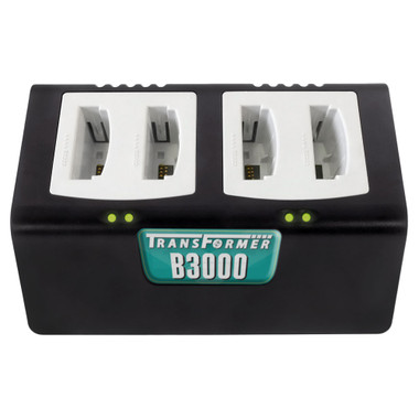 Transformer 4-Bay Battery Charger for Vocera B3000 batteries