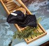 Organic Velour Beauty Cloth - black