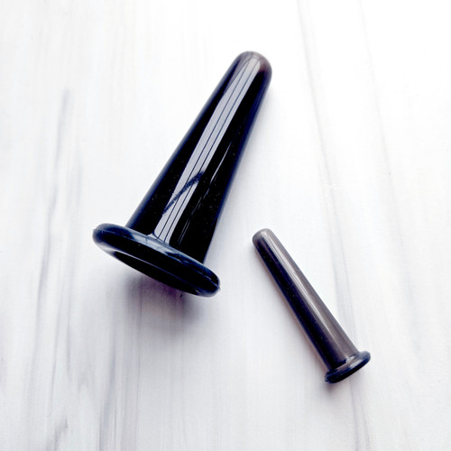 Black Silicone Facial Cups