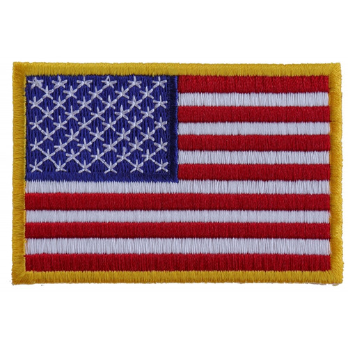 Product photo of US American Flag with gold border available at Forever And Always Online, Farmerville, Louisiana.