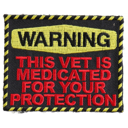 Product photo of Warning Medicated Vet available at Forever And Always Online, Farmerville, Louisiana.