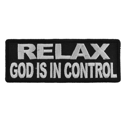 Product photo of Relax God is in control available at Forever And Always Online, Farmerville, Louisiana.