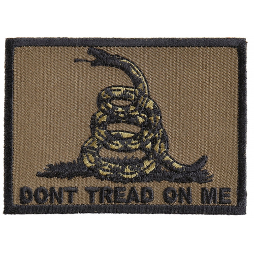Product photo of Don't Tread On Me subdued green available at Forever And Always Online, Farmerville, Louisiana.