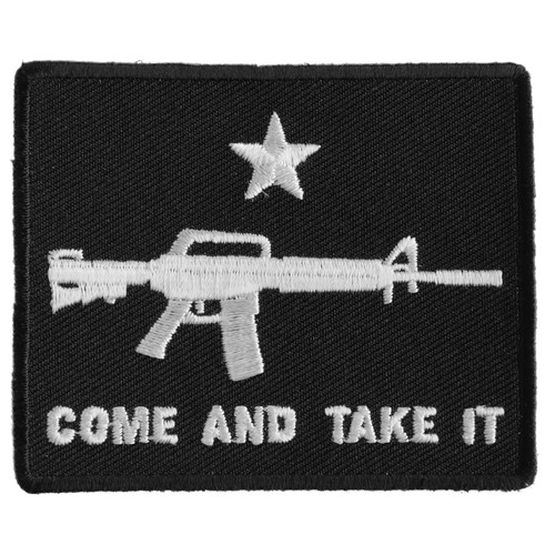 Product photo of Come And Take It rifle on black available at Forever And Always Online, Farmerville, Louisiana.